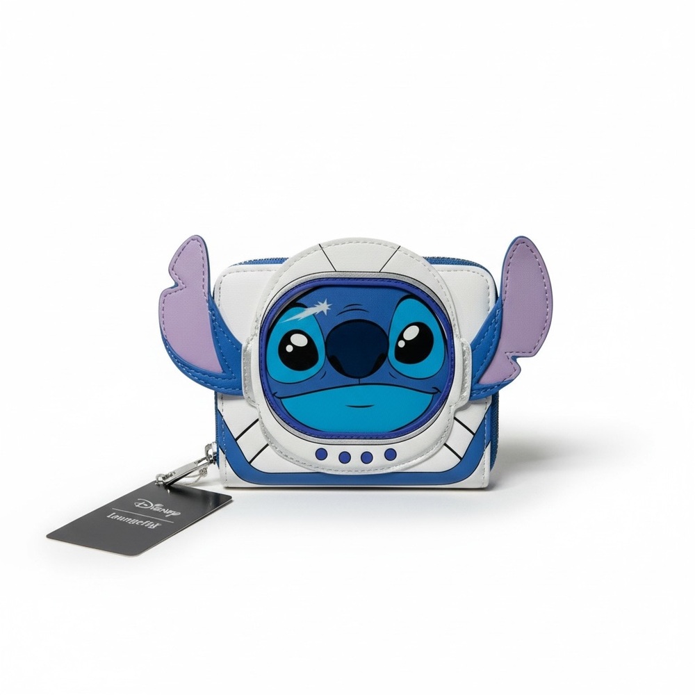 Disney Loungefly Stitch “Explorer 626” Zip-Around Wallet – New with Tags
